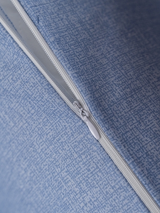 Постельное белье поплин на молнии / Лагуна