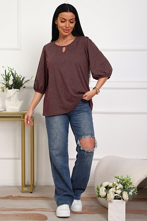 Женская туника 29541 / бордо