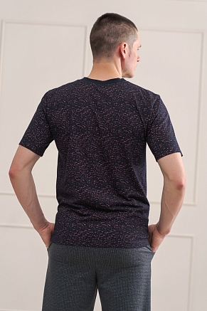 Мужская футболка Березка / Тёмно-синий