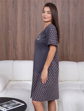 Женский халат мод.2090/2 / Серый