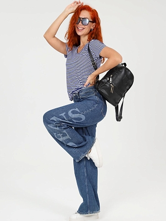 Женская футболка Лимона / Синий