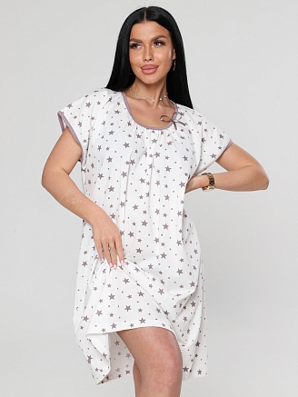 Женская ночная сорочка М-026 / звезды
