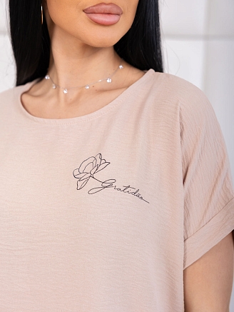 Женский костюм мод.2182 / Бежевый