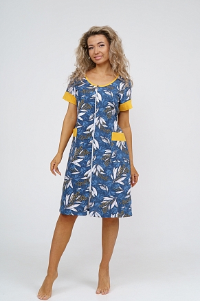 Халат женский 36945 / индиго