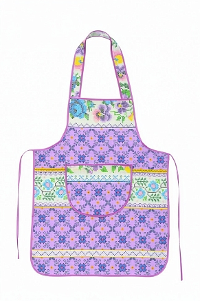 Фартук с перелиной вафельное полотно / В ассортименте