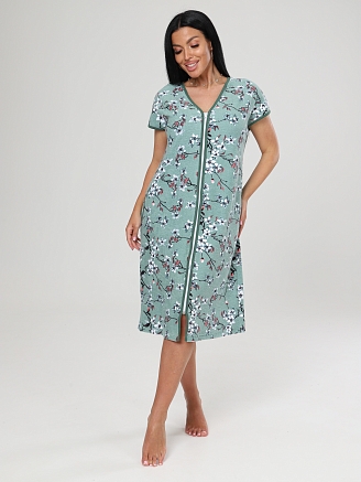 Женский халат ХМ-632 / Весна зеленый