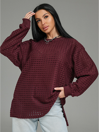 Женский свитшот Фрэнсис / Бордо