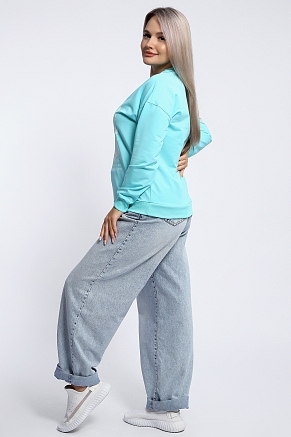 Женская толстовка 80047 / ментол