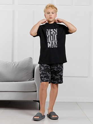 Костюм для мальчика Экипаж-2 / чёрный