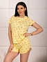 Женская пижама мод.2181 / Желтый