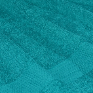 Полотенце махровое г/к Узбекистан 460 гр/м2 / 504-сине-зеленый