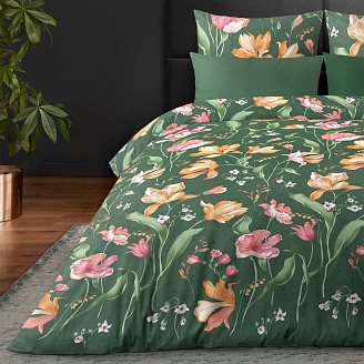 Постельное белье "Verossa" сатин / Wild tulip