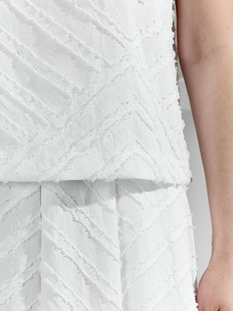 Женский костюм Ангелина-3 КЖ-128 / белый