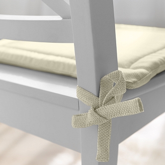 Подушка для стула рогожка "Волшебная Ночь" 40/40 / Крем