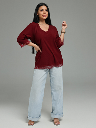 Женская футболка Богемия / Бордо