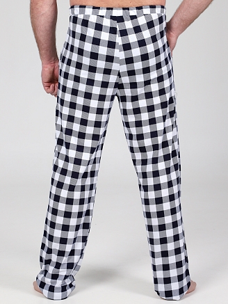 Мужские брюки БК-1439 / Сине-белые квадраты