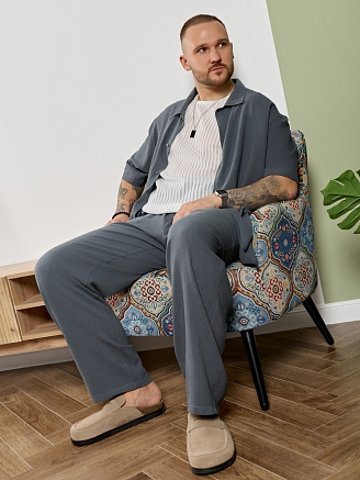 Мужская рубашка Линкольн-1 / графитовый