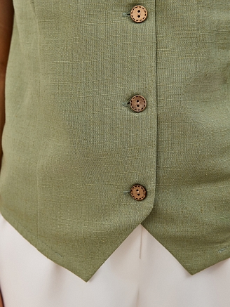 Женский жилет Аманти-1 / зелёный