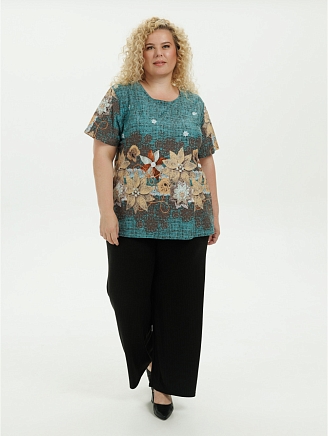 Женская футболка Аннушка / Зеленый