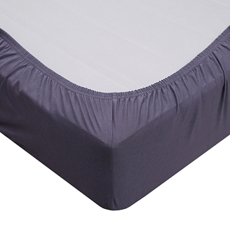 Простыня УЗБ трикотаж / дымчатая