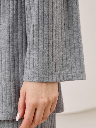 Женский кардиган-кимоно Эвила-1 / серый