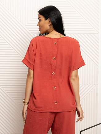 Женский костюм мод.2011/2 / Терракотовый