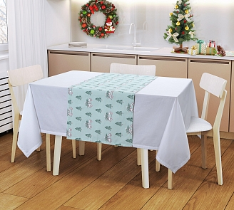 Скатерть-дорожка рогожка / Елочка 1