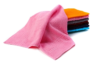 Полотенце махровое г/к Узбекистан 380 гр/м2 / 105-ярко-розовый