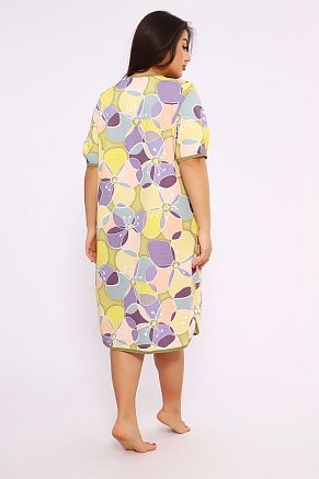 Женский халат Цветы 520 / Фисташковый