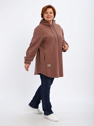 Женская парка Латифа / кофейный