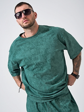 Мужской комплект "Винтаж" (бриджи) 2327-К / Зеленый