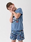 Детская пижама с шортами "Роллер-спорт" короткий рукав