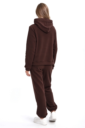 Женский костюм с брюками 74718 / шоколадный