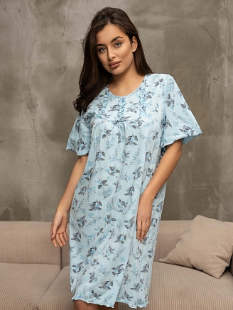 Женская сорочка мод.1092/27 / Голубой