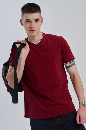 Футболка мужская 14490 / бордо