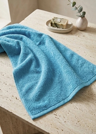 Полотенце махровое Туркмения без бордюра / Бирюзовый