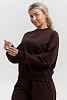 Женский костюм с брюками 37014 / коричневый №10