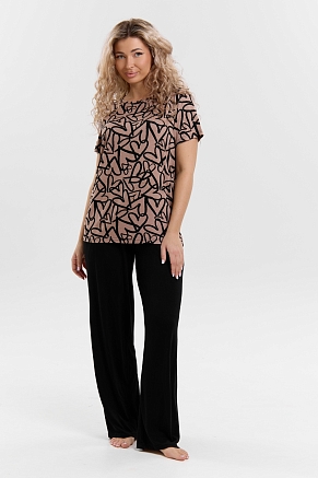 Женский костюм 36996 / коричневый