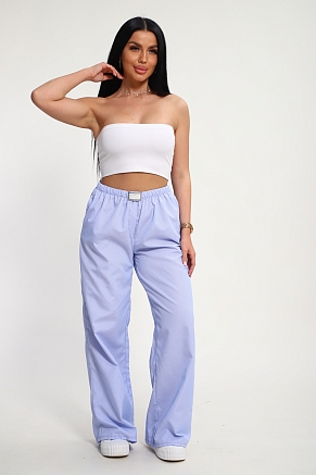 Женские брюки 35337 / голубая полоска