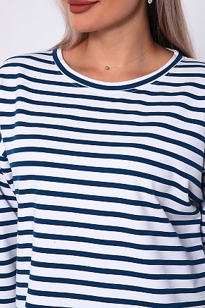 Женский лонгслив 731 / Синий дымка