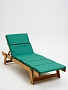 Матрас для шезлонга с сумкой арт. SZO / Зеленый