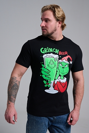 Мужская футболка 8582 / черный+гринч