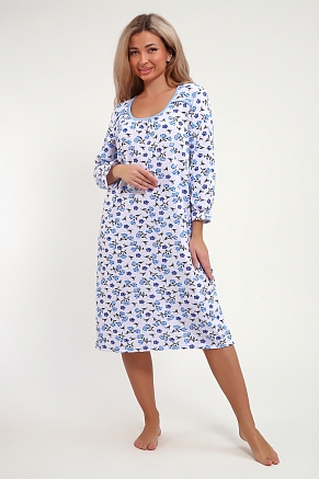 Женская ночная сорочка 51200 / голубой