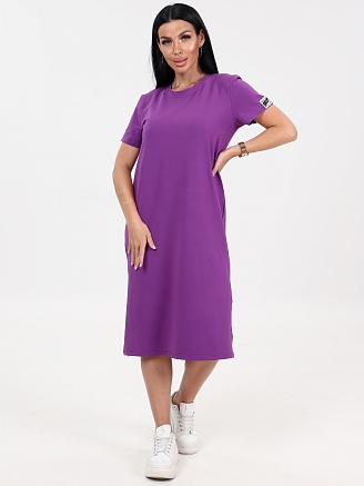 Женское платье-футболка ПлК-56 / Сирень