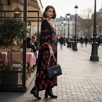 Женское платье 233-4 / черный