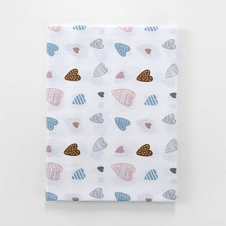 Полотенце банное вафельное полотно / С любовью 1