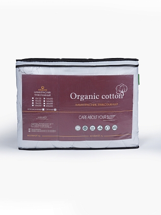 Наматрасник стеганый с бортом Коттон/Cotton / 200 гр/м2