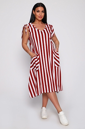 Женский сарафан 701 / Красный