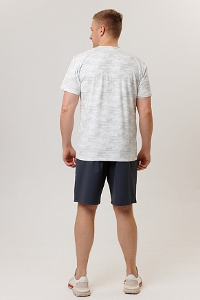 Мужской костюм с шортами 2268 / Серый