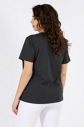 Женская футболка Базис-4 / графитовый